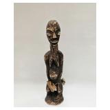 VTG MID CENTURY AFRICAN WOOD MATERNITY FIGURE