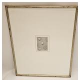 VINTAGE ABSTRACT CIRCLES UNSIGNED