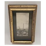 VINTAGE ART GRAVURE HAND COLORED