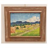 SALVADOR RASURA PUEBLO LANDSCAPE