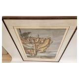 VINTAGE SAMUEL BAK ARTIST PROOF SERIGRAPH MENORAH