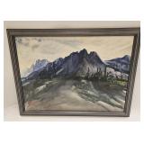 SIGNED GOUACHE SOUTHWEST LANDSCAPE PAINTING