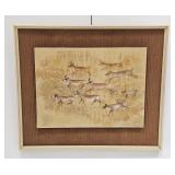 VINTAGE ARTIST VICTOR DEGRAFF SANDPAINTING