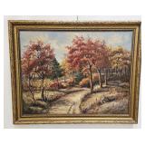 LISTED TEXAS ARTIST EMILY DILLARD LANDSCAPE SIGNED