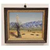 HELEN O'NEILL PAINTING ORGAN MOUNTAINS