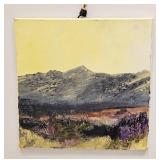 UNSIGNED LANDSCAPE MOUNTAIN PAINTING