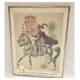 VTG DON JUAN DE ONATE PRINT SIGNED TO HOUSE REP