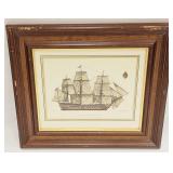 VINTAGE TURNER WALL ART HISTORIC VESSEL