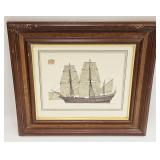 VINTAGE TURNER WALL ART HISTORIC VESSEL