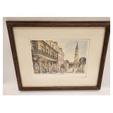 VTG PRINT OF WATERCOLOR BY EMERSON