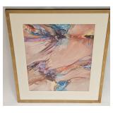 LISTED ARTIST TERRY CRAIG ABSTRACT OIL PAINTING