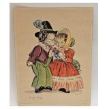 WHIMSICAL PRINT CAT PEOPLE