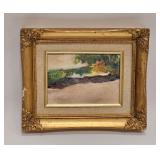 IMPRESSIONIST LANDSCAPE PAINTING UNSIGNED