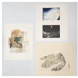 VINTAGE WORKS ON PAPER LOT UNFRAMED