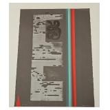 SIGNED DORIS CROSS 1976 COLOR LITHOGRAPH