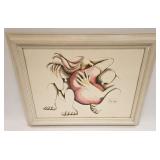 LISTED CHARLES GORDON HARRIS WATERCOLOR PAINTING