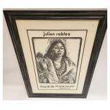 1981 JULIAN ROBLES LITHO PELHAM GALLERY SANTA FE