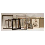 LOT OF VINTAGE PICTURE FRAMES SMALL