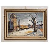 VTG UNSIGNED EUROPEAN WINTER CITY VIEW UNSIGNED