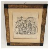 ANTIQUE FRAMED ENGRAVING