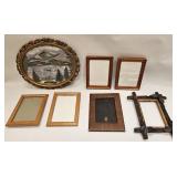 LOT OF VINTAGE PICTURE FRAMES SMALL