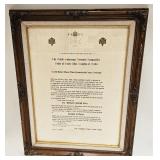 1999 PRESENTATION ORDER FRAMED