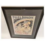 VINTAGE PARIS POSTER OPERA PRINT FRAMED