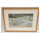 SANTA FE ARTIST JEANINE ALLEN LANDSCAPE PASTEL