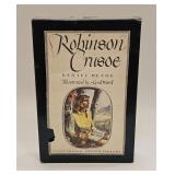 VINTAGE BOOK ROBINSON CRUSOE BY DANIEL DEFOE