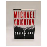 1ST ED NOVEL STATE OF FEAR BY MICHAEL CRICHTON
