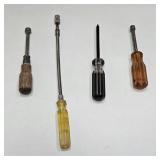 VINTAGE SOCKET SCREWDRIVERS LOT VARIOUS