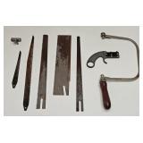 LOT OF HAND SAWS & COPING SAW