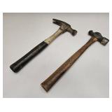 VTG CLAW HAMMER & CRAFTSMAN BALL PEEN HAMMER