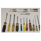 VTG LOT VARIOUS FLATHEAD SCREWDRIVERS