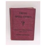 1929 BOOK GREGG SPEED STUDIES