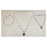VTG COSTUME FASHION JEWELRY NECKLACE LOT