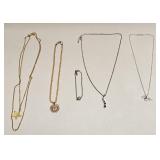VINTAGE FASHION JEWELRY NECKLACE BRACELET LOT