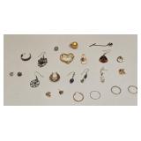 VTG COSTUME FASHION JEWELRY ODDS LOT