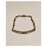 VINTAGE ITALY 14K CHAIN BRACELET 7 GRAMS
