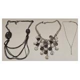 VINTAGE COSTUME FASHION JEWELRY NECKLACE LOT
