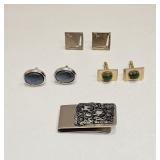 VINTAGE MENS CUFF LINKS LOT