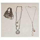 VINTAGE COSTUME FASHION JEWELRY CHAIN NECKLACE LOT