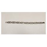 VINTAGE STERLING SILVER LINK BRACELET