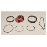 VINTAGE COSTUME FASHION JEWELRY BRACELET LOT