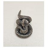 VINTAGE STERLING SILVER SNAKE RING