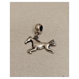 VINTAGE STERLING SILVER HORSE PENDANT
