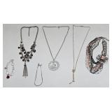 VTG COSTUME FASHION JEWELRY NECKLACE BRACELET LOT