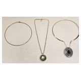 VTG COSTUME FASHION JEWELRY NECKLACE LOT