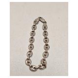 VINTAGE 925 STERLING SILVER CHAIN BRACELET