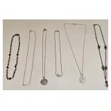 VINTAGE COSTUME FASHION JEWELRY CHAIN NECKLACE LOT